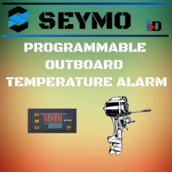 Alarme programável de temperatura do motor externo